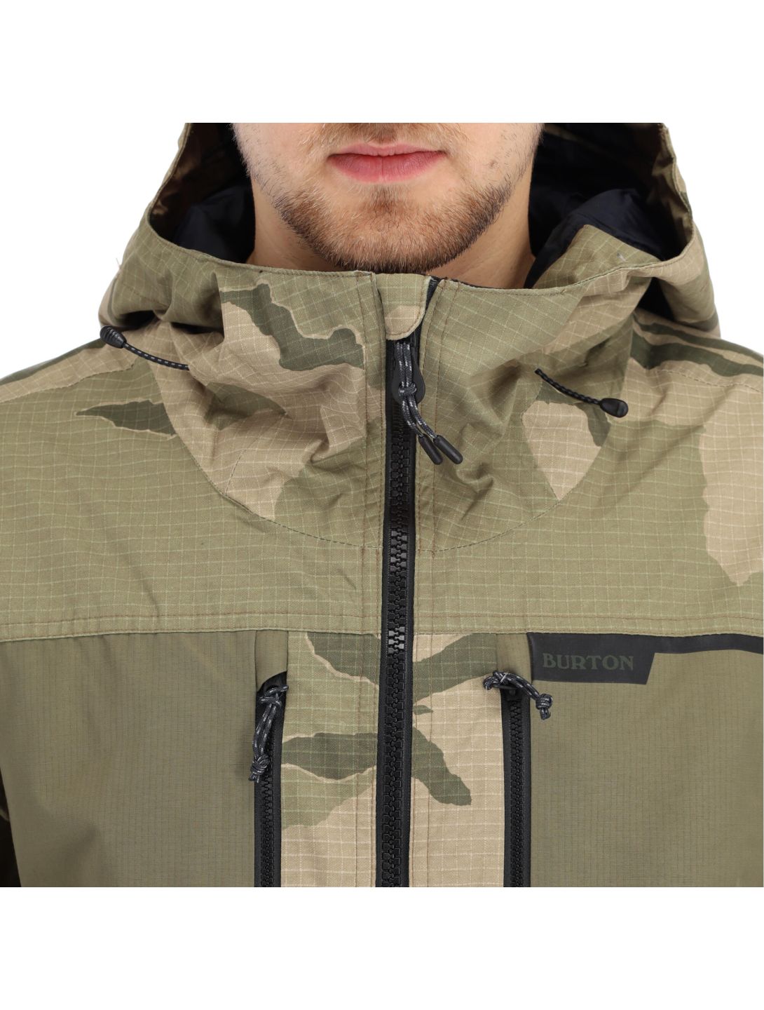 Burton, Frostner chaqueta de esquí hombres Barren Camo verde