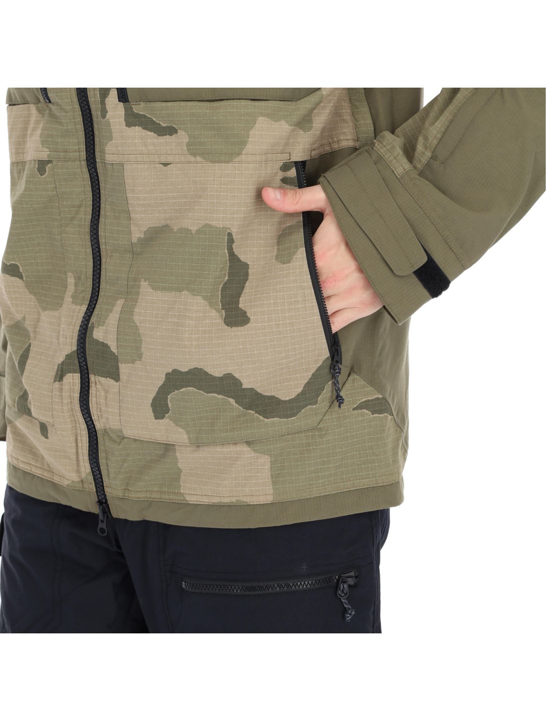 Burton, Frostner chaqueta de esquí hombres Barren Camo verde