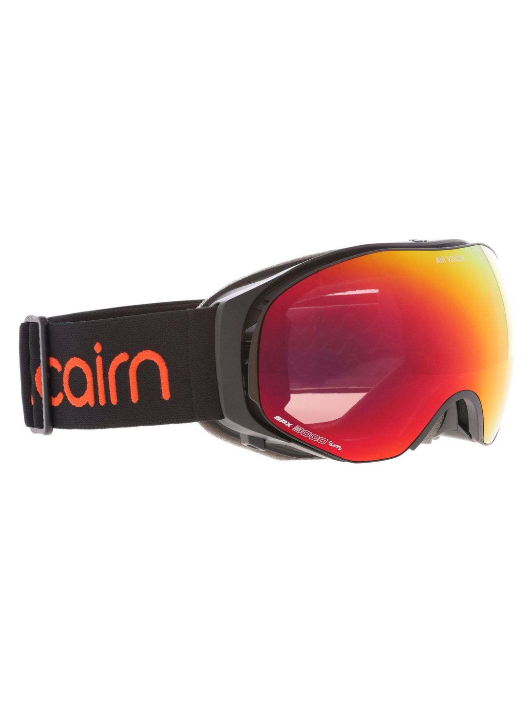 Cairn, Air Vision OTG gafas de esquí unisex Mat Black Orange naranja, negro 