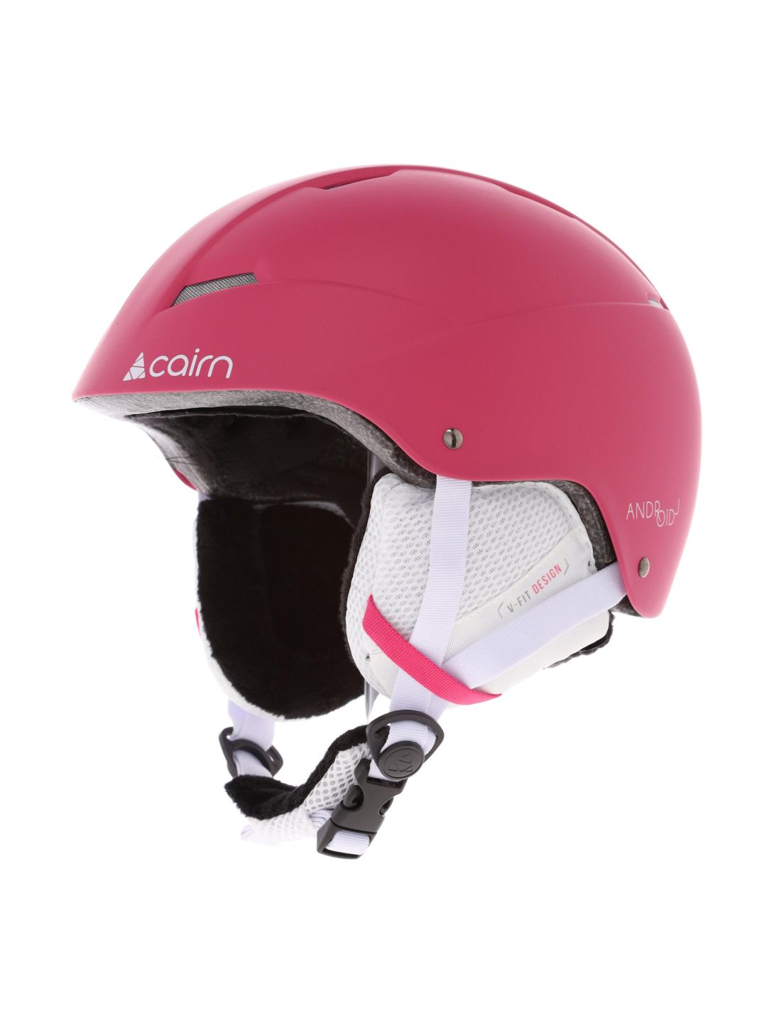 Cairn, Android J casco niños mat fluo fuchsia rosa 