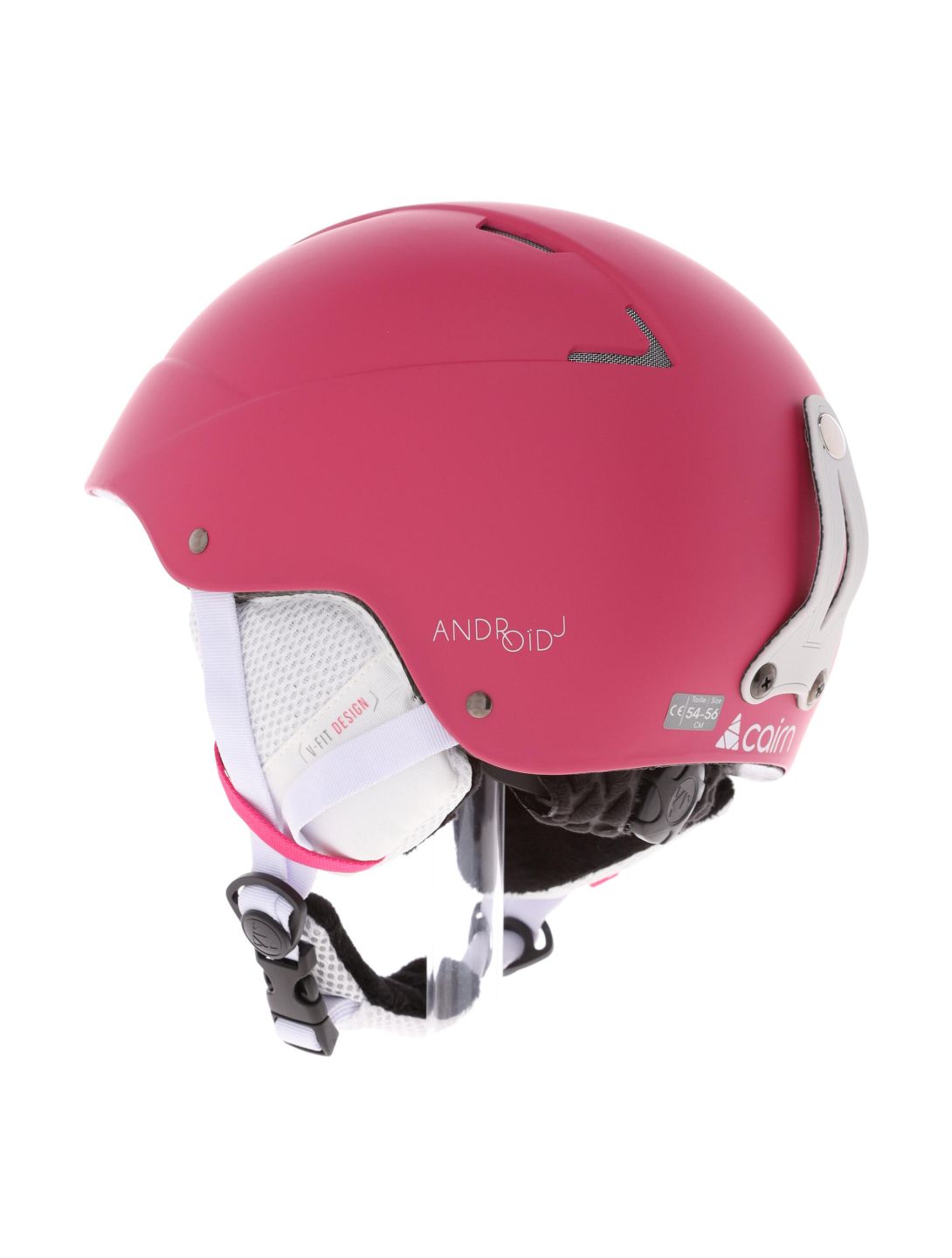 Cairn, Android J casco niños mat fluo fuchsia rosa 