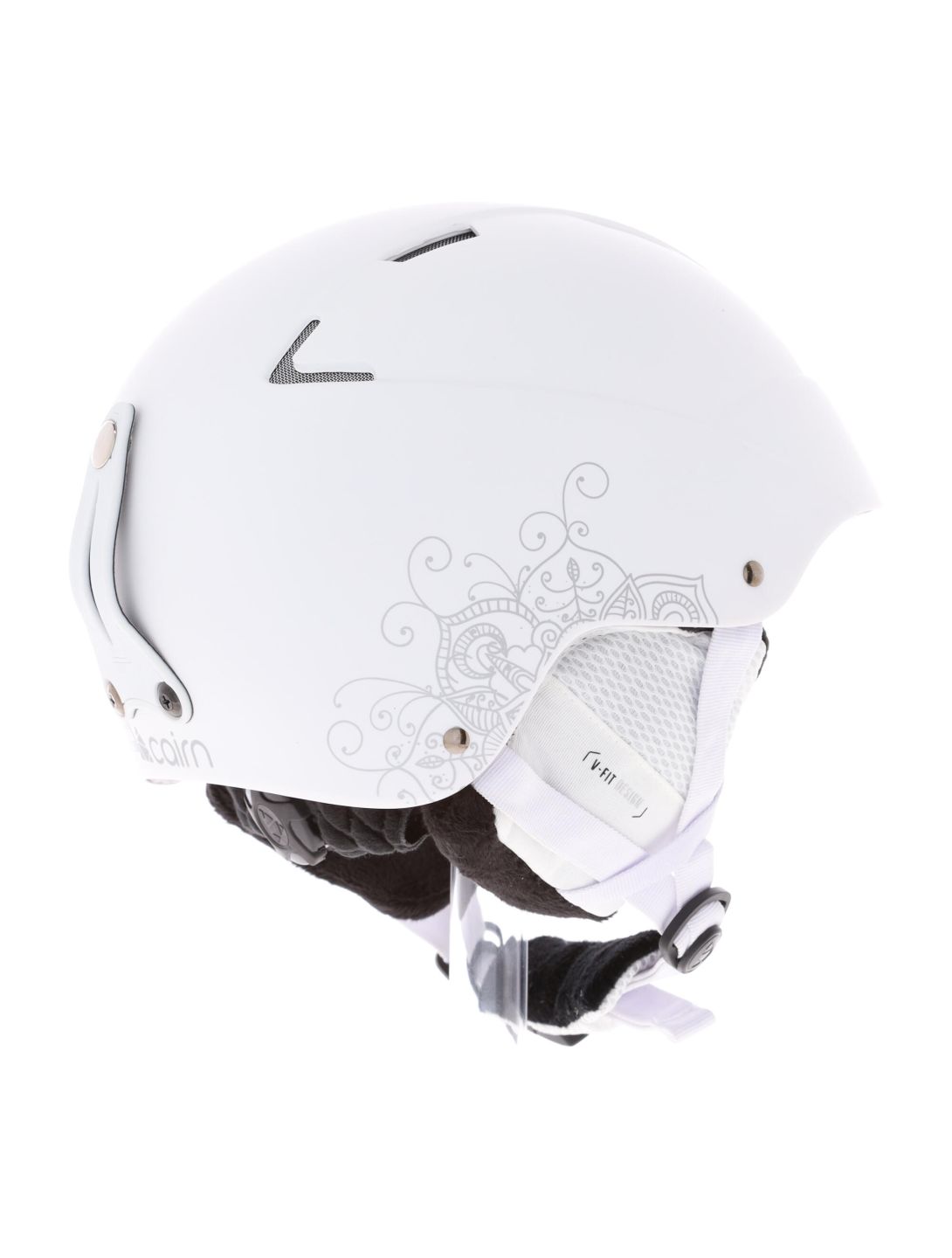 Cairn, Andromed casco unisex mat mandala blanco 