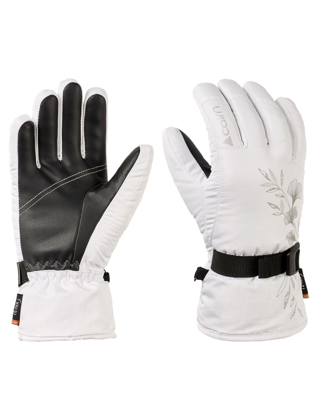 Cairn, Augusta W C-Tex guantes de esquí mujeres White Ginko blanco 