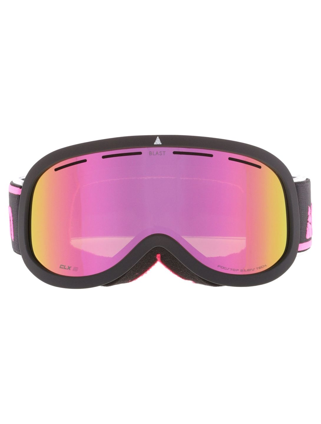 Cairn, Blast gafas de esquí niños Mat Black Neon Pink negro, rosa 