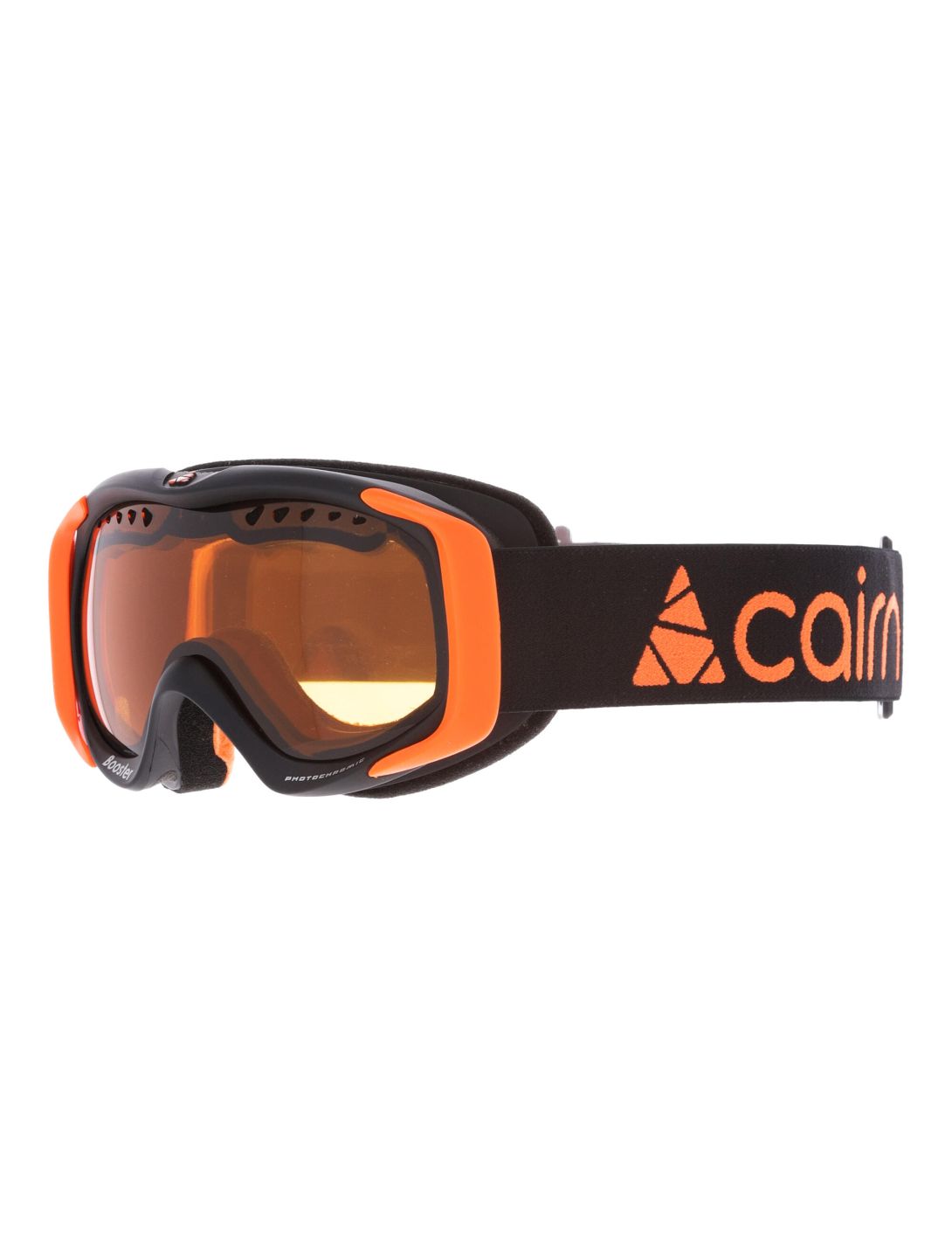 Cairn, Booster Photochromic gafas de esquí niños Mat Black Neon Orange naranja, negro 