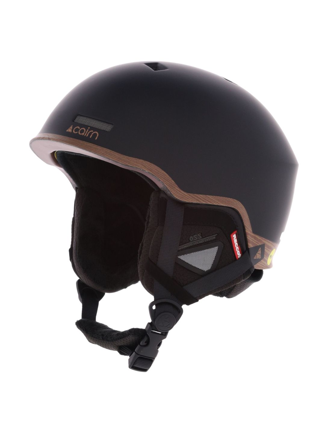 Cairn, Centaure Rescue Mips casco unisex Mat Black Wood marrón, negro 