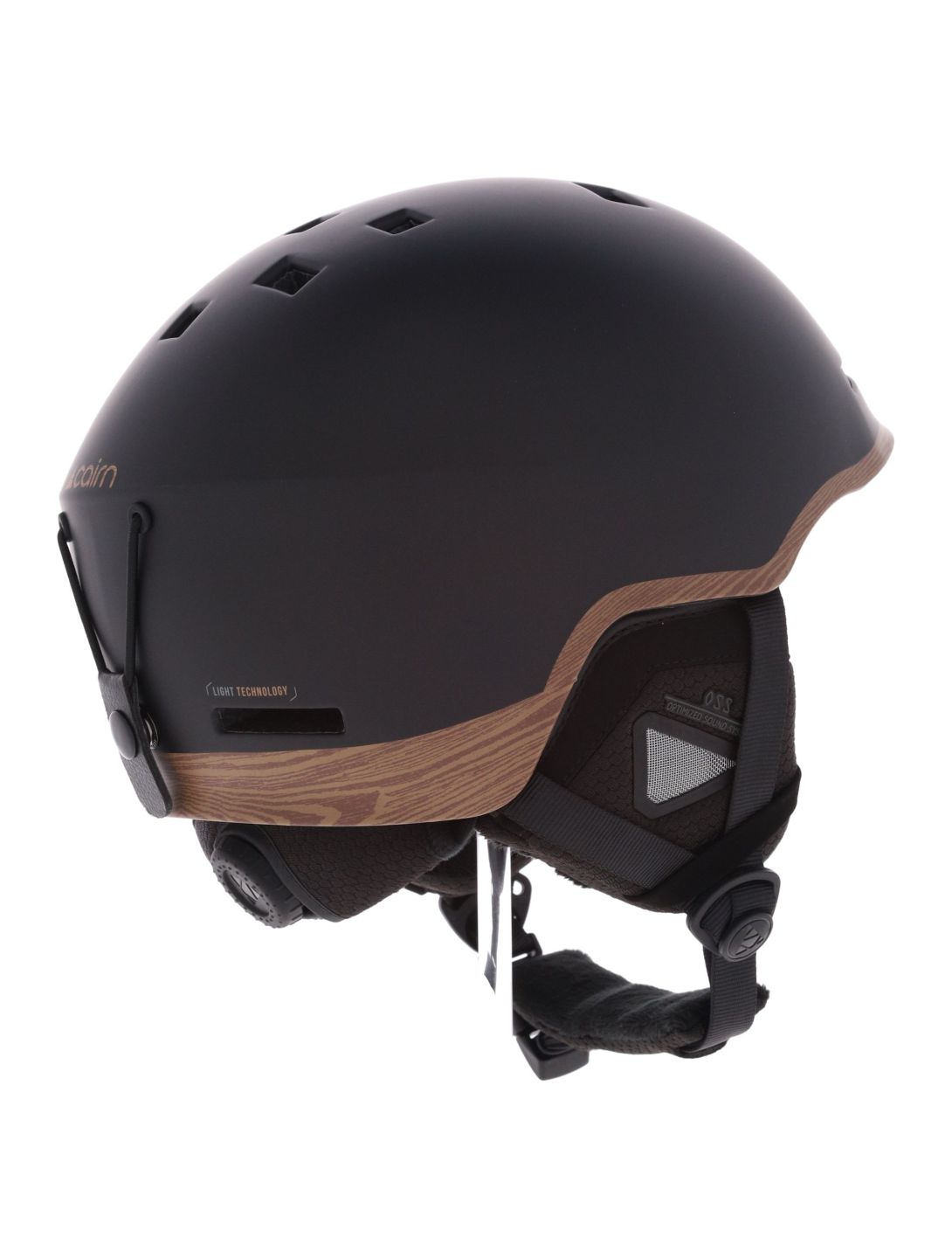 Cairn, Centaure Rescue Mips casco unisex Mat Black Wood marrón, negro 