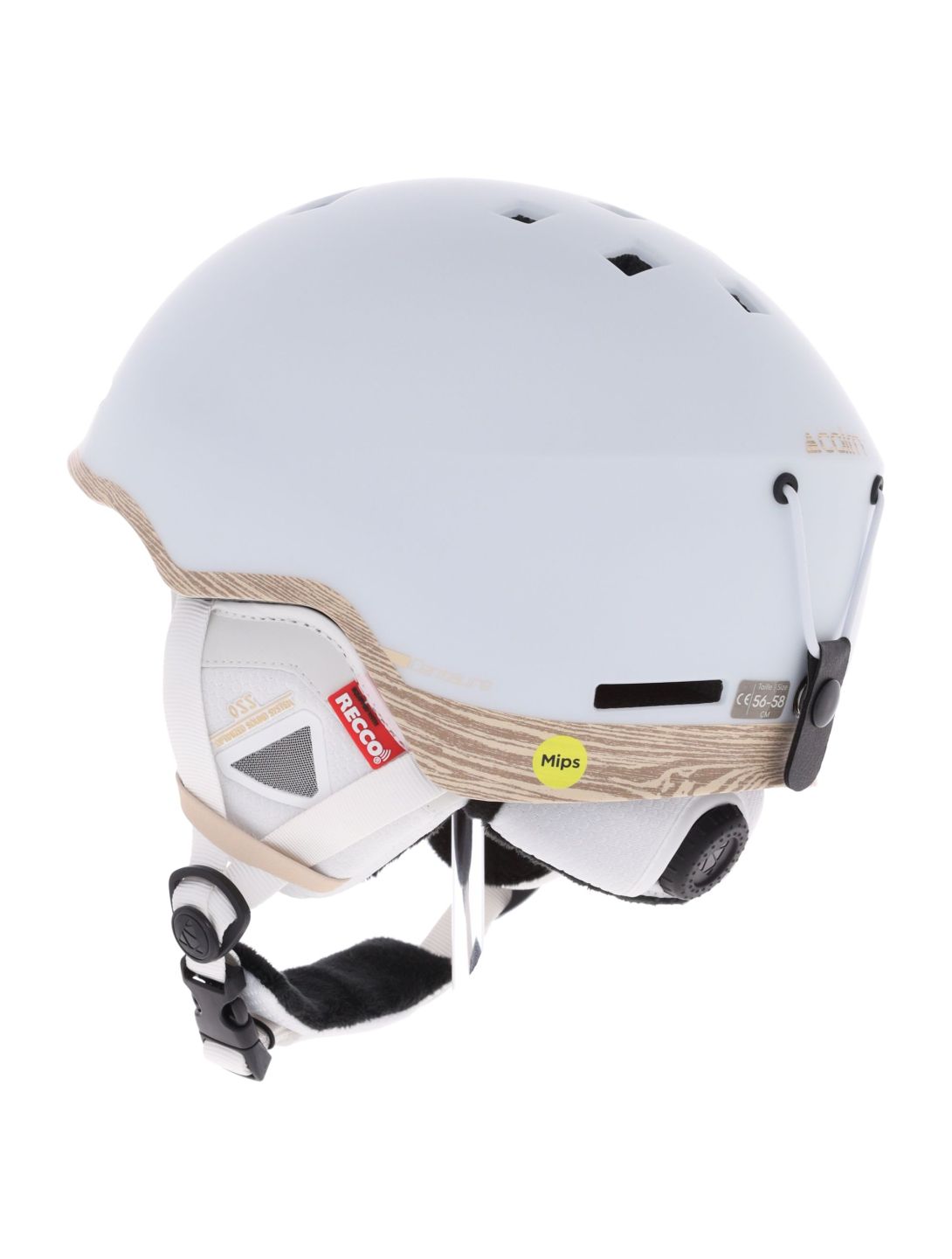 Cairn, Centaure Rescue Mips casco unisex Mat White Wood blanco, marrón 