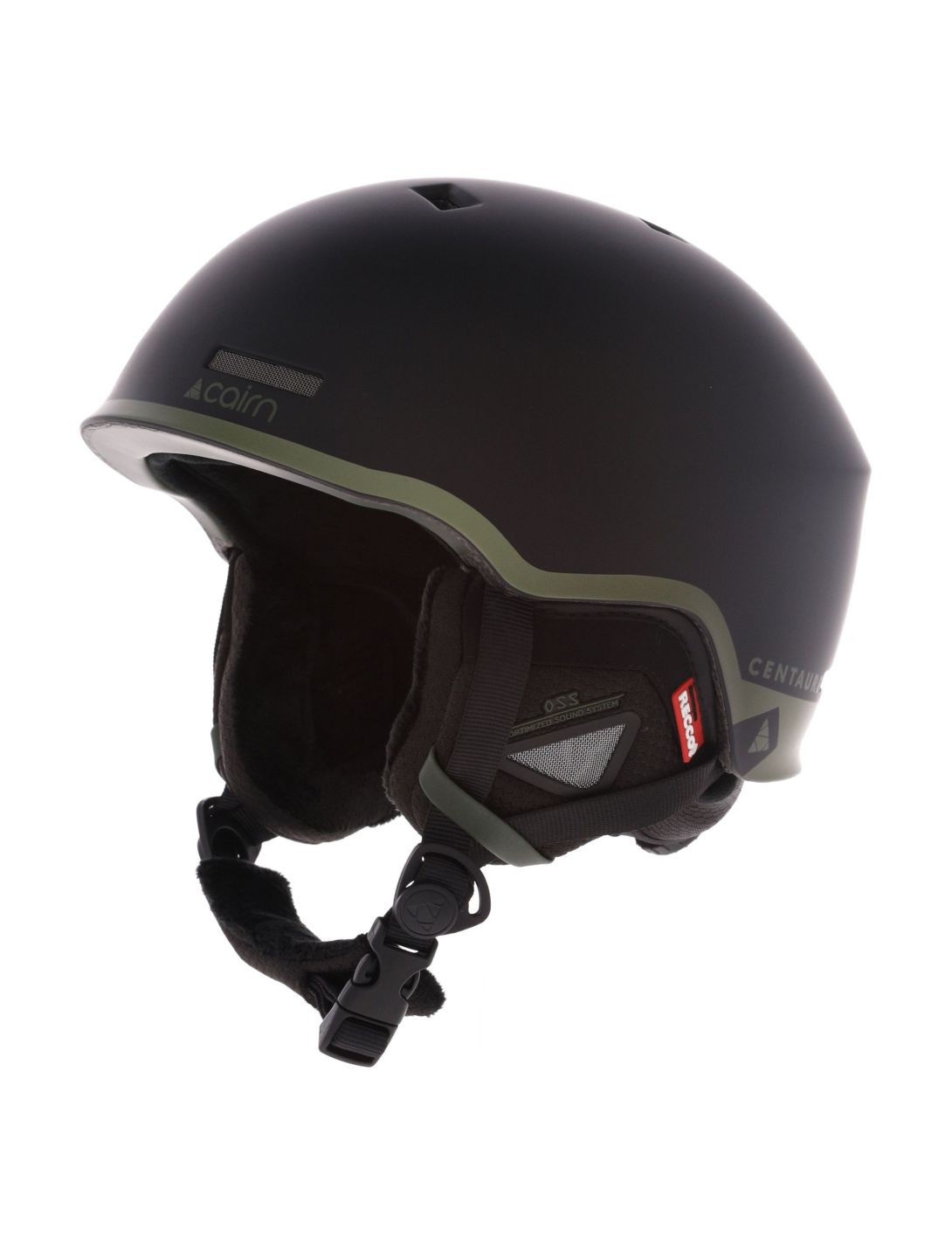 Cairn, Centaure Rescue casco unisex Mat Black Khaki negro, verde 