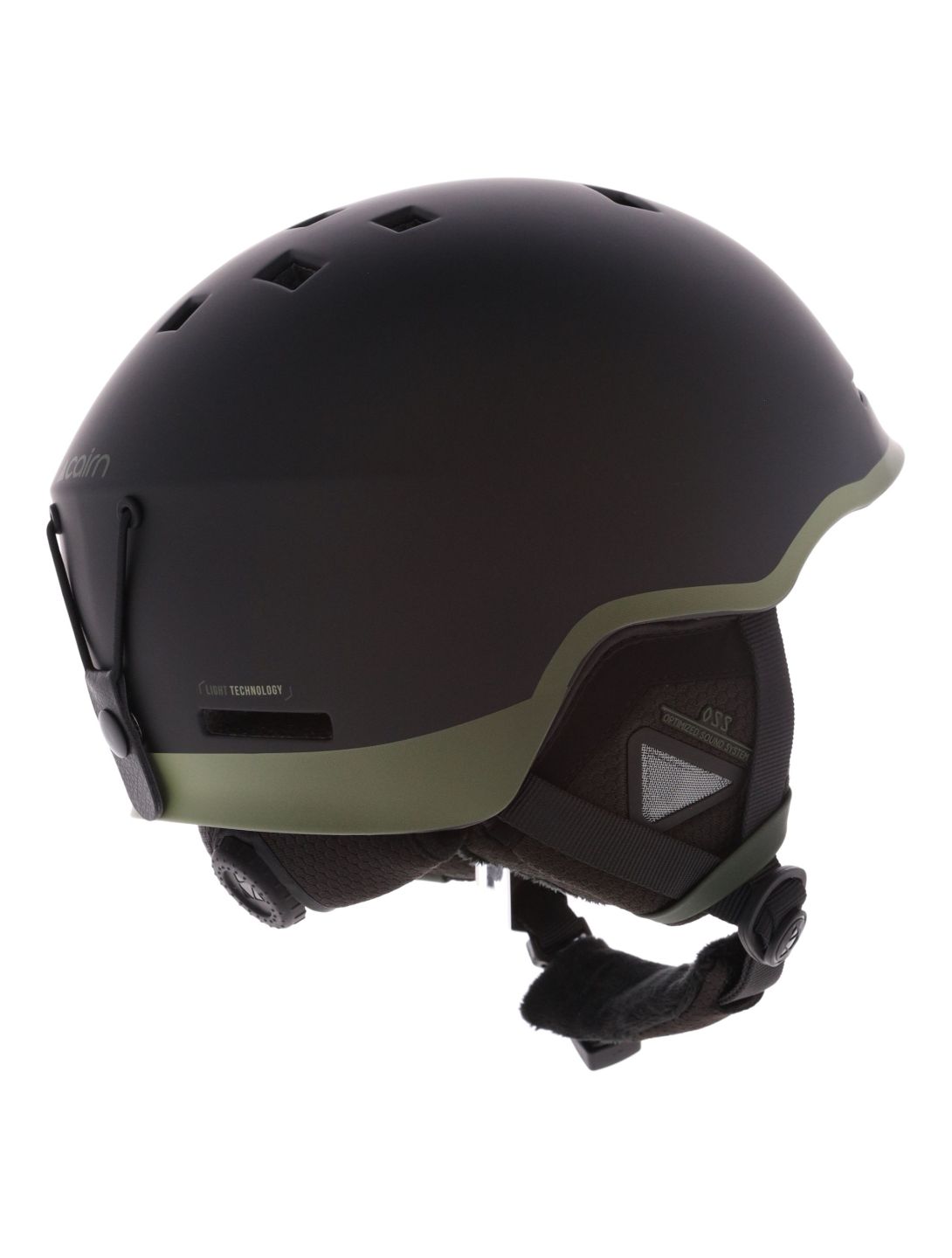 Cairn, Centaure Rescue casco unisex Mat Black Khaki negro, verde 