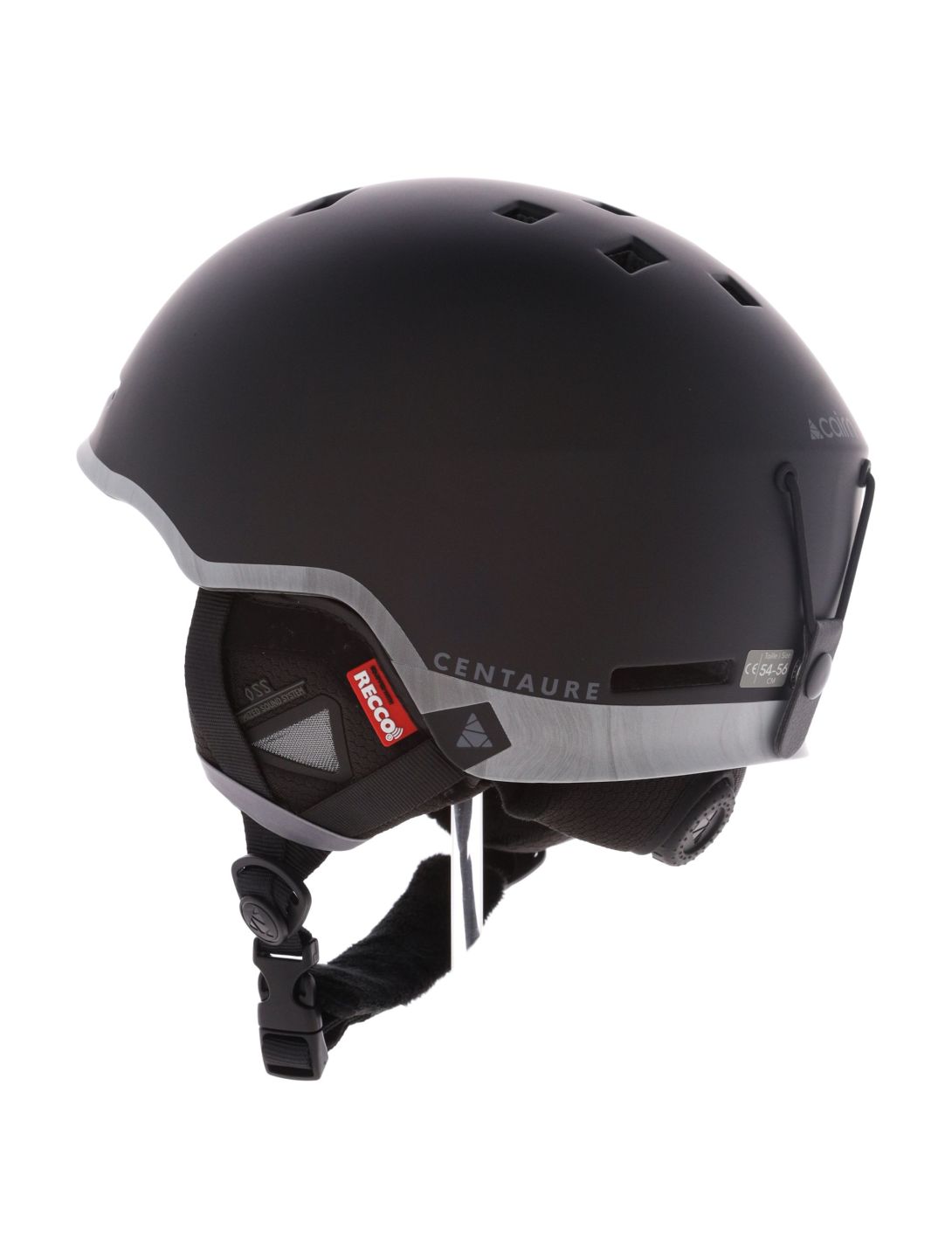 Cairn, Centaure Rescue casco unisex Mat Black Lava negro 