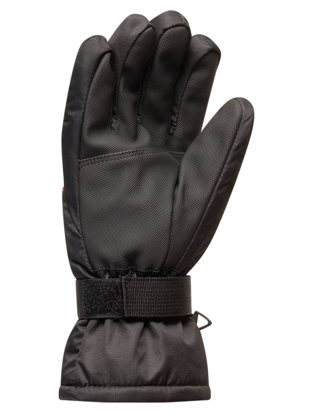 Cairn, Ceres J guantes de esquí niños Black Powder negro, rosa 