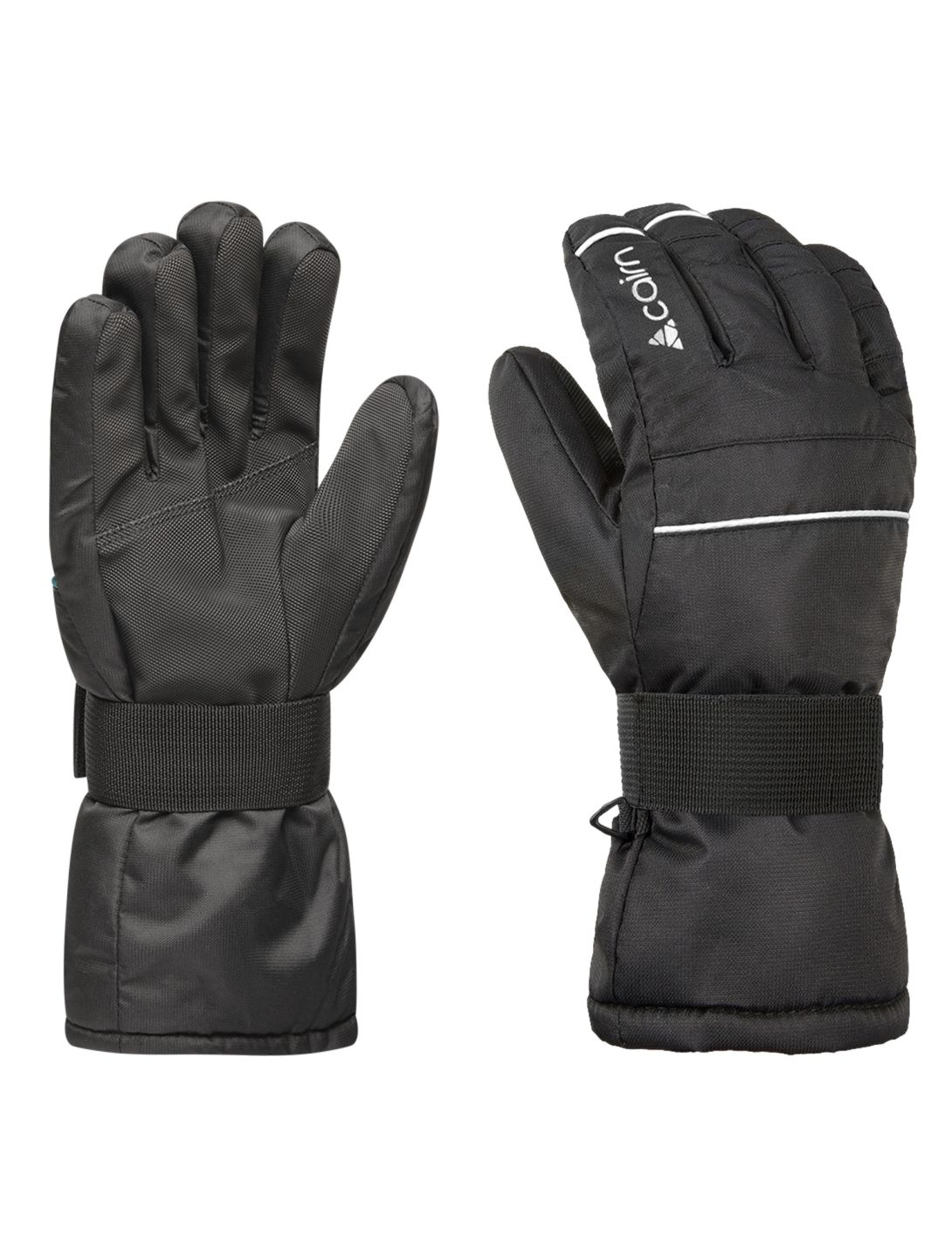 Cairn, Ceres M guantes de esquí hombres Black White blanco, negro 