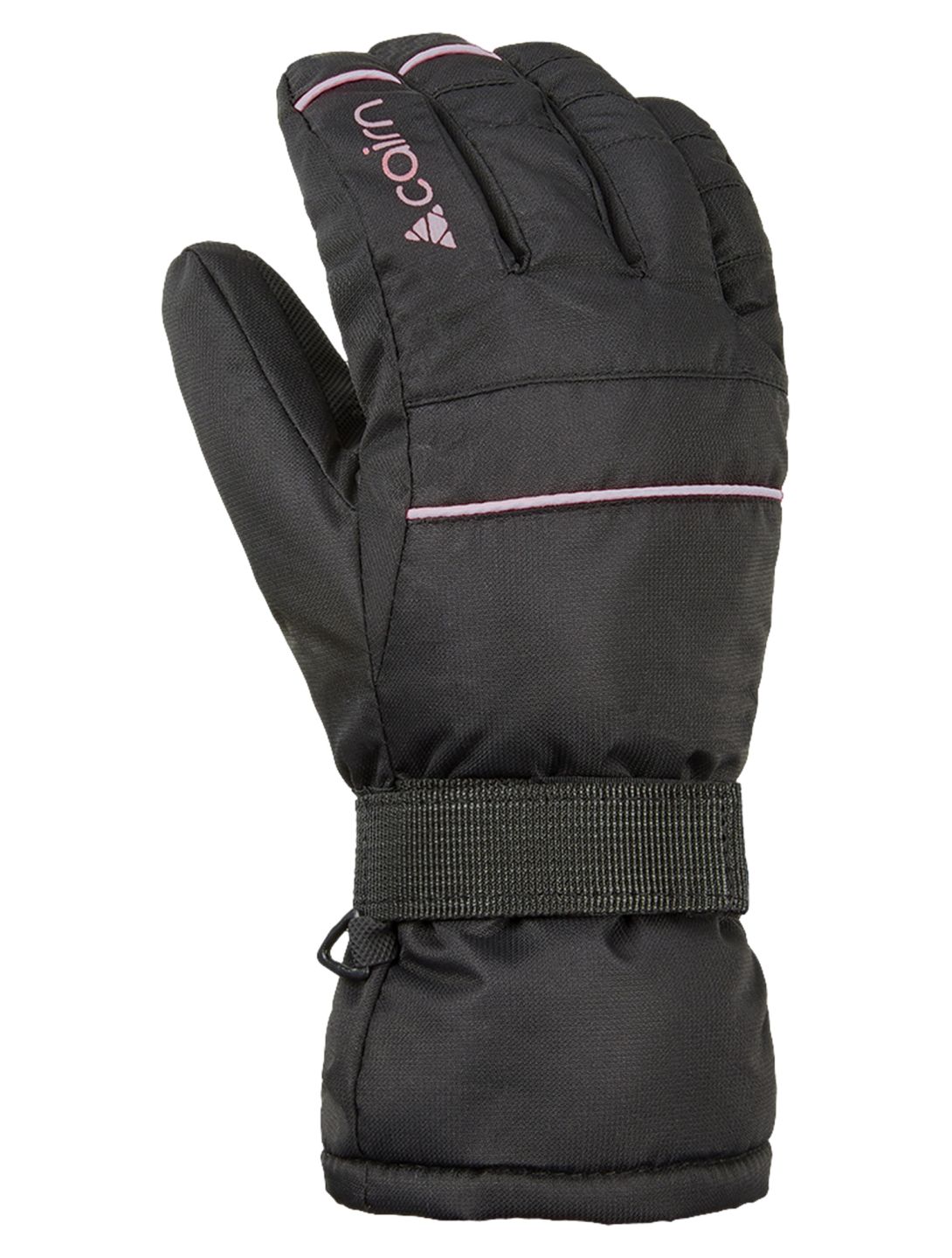 Cairn, Ceres W guantes de esquí mujeres Black Powder negro, rosa 