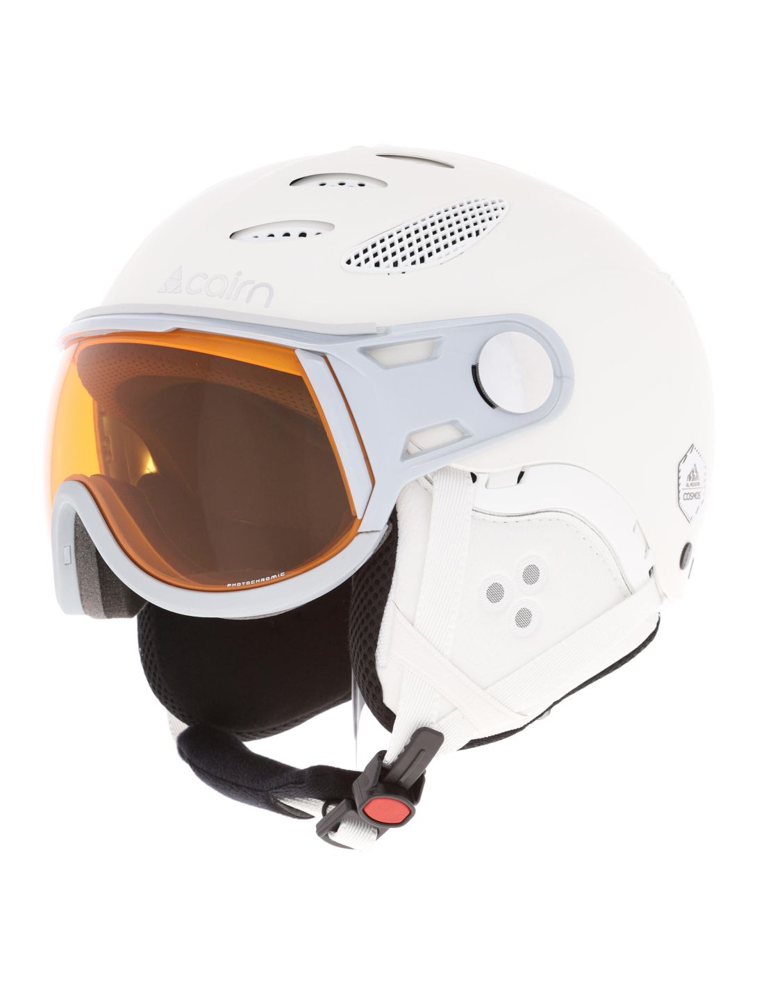 Cairn, Cosmos Pchromic casco con visera unisex blanco 