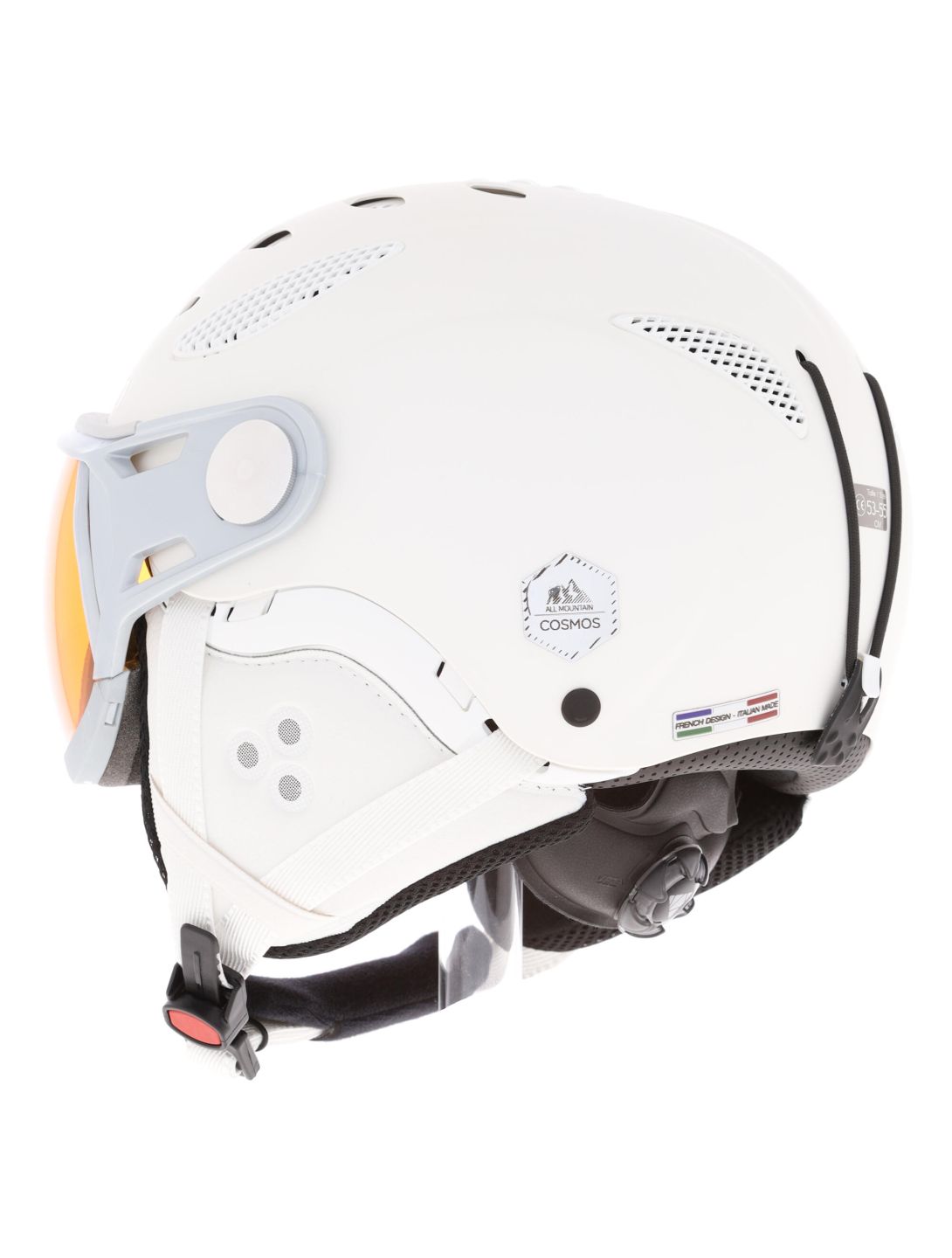 Cairn, Cosmos Pchromic casco con visera unisex blanco 