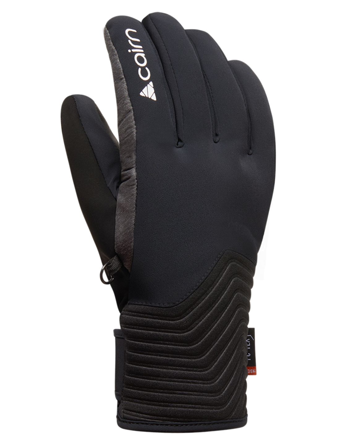 Cairn, Elena W C-Tex guantes de esquí mujeres Black Dark Grey Chine gris, negro 