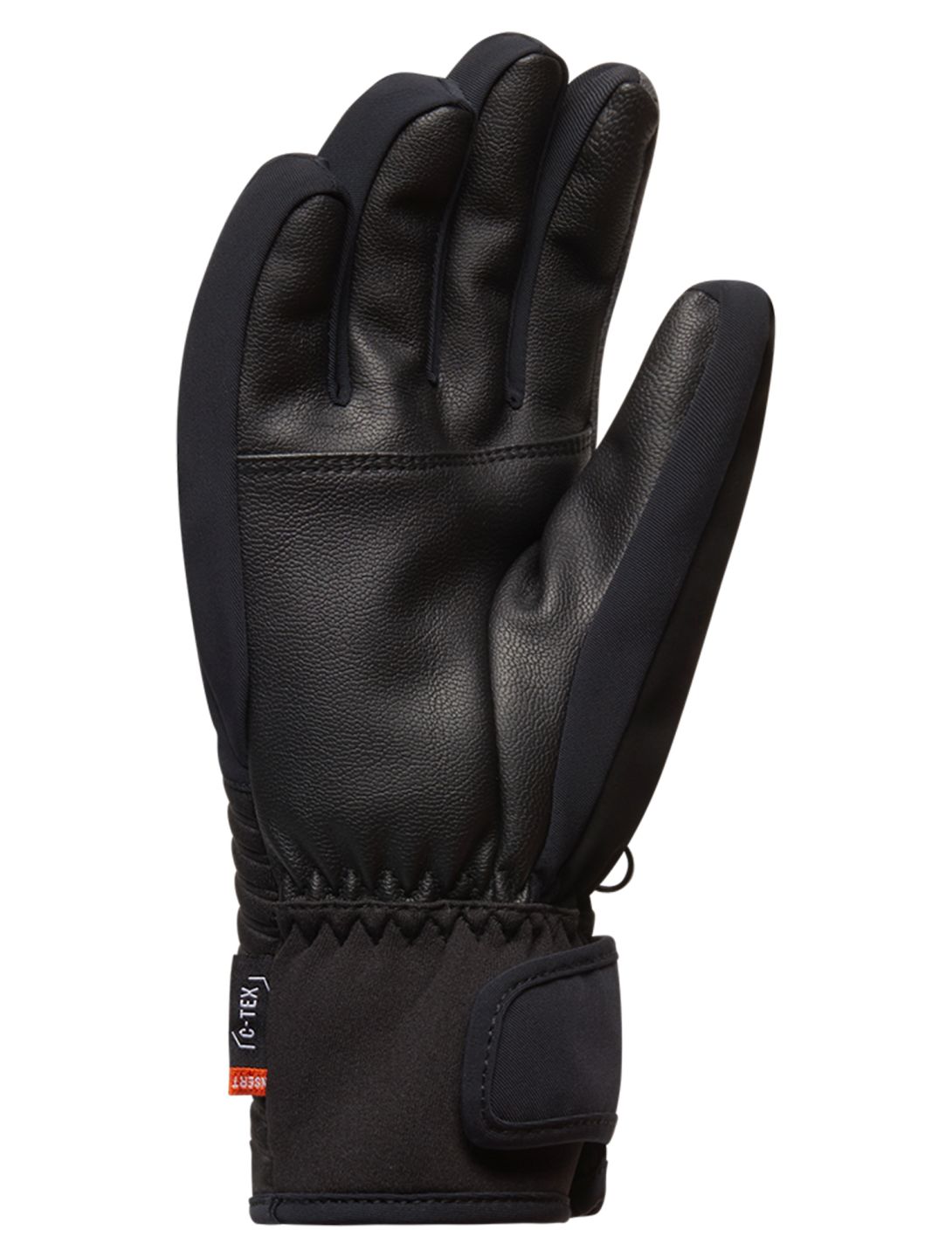 Cairn, Elena W C-Tex guantes de esquí mujeres Black Dark Grey Chine gris, negro 