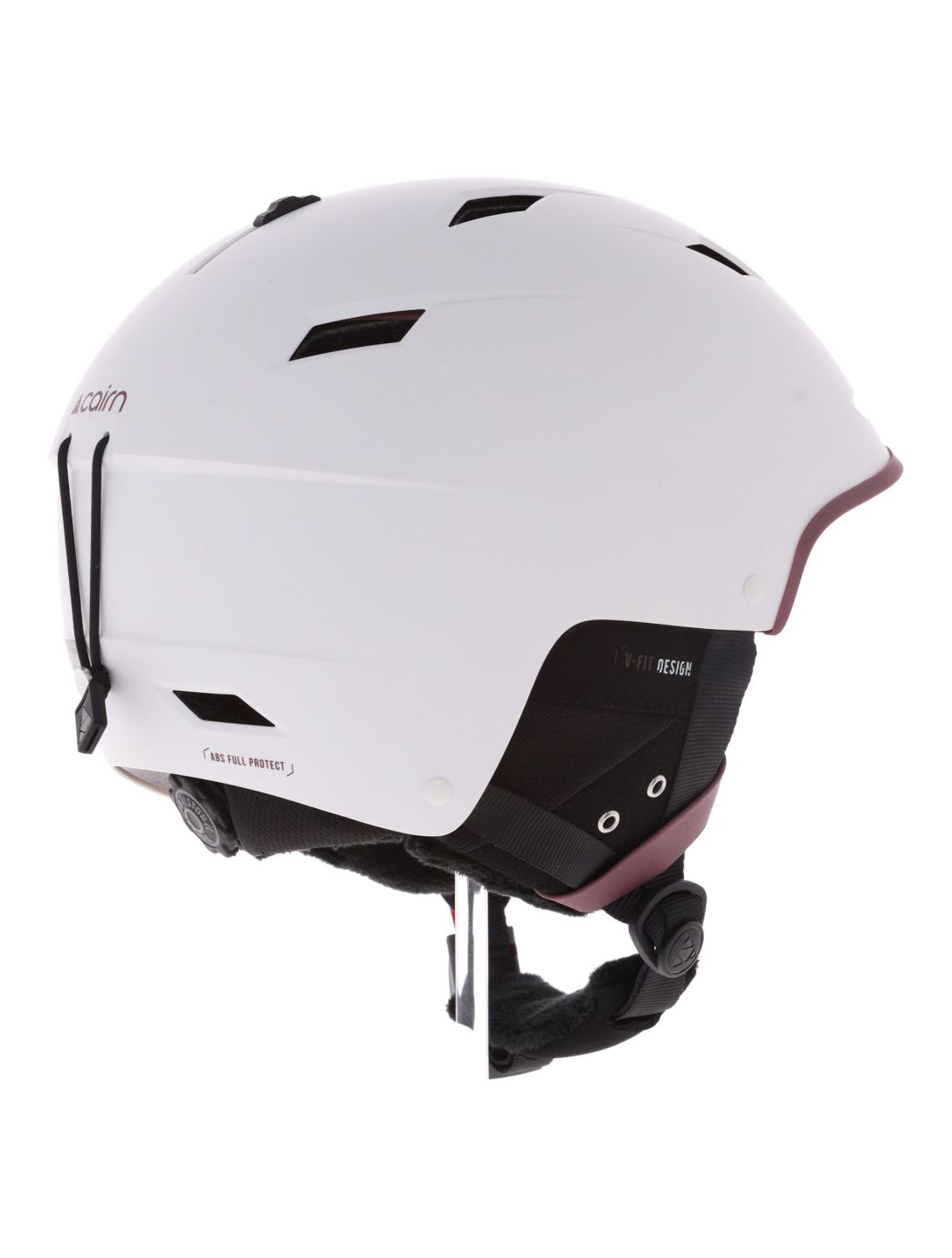 Cairn, Equalizer casco unisex Mat White Dahlia blanco, púrpura 