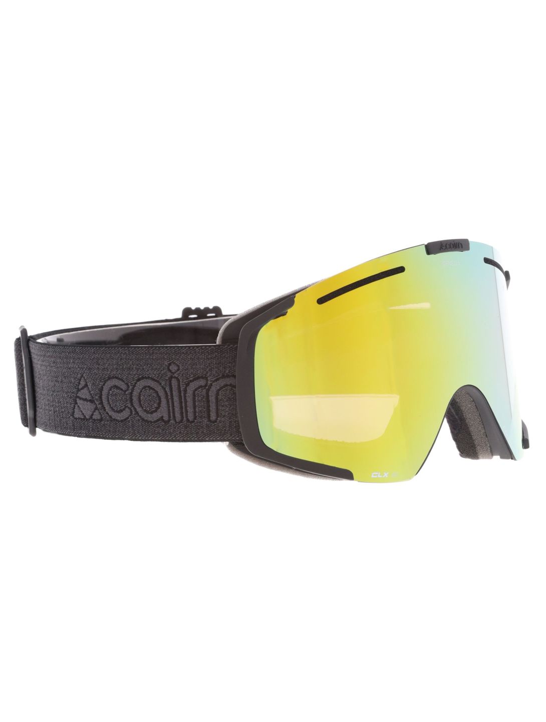 Cairn, Genesis gafas de esquí unisex Mat Black Gold Goud, negro 