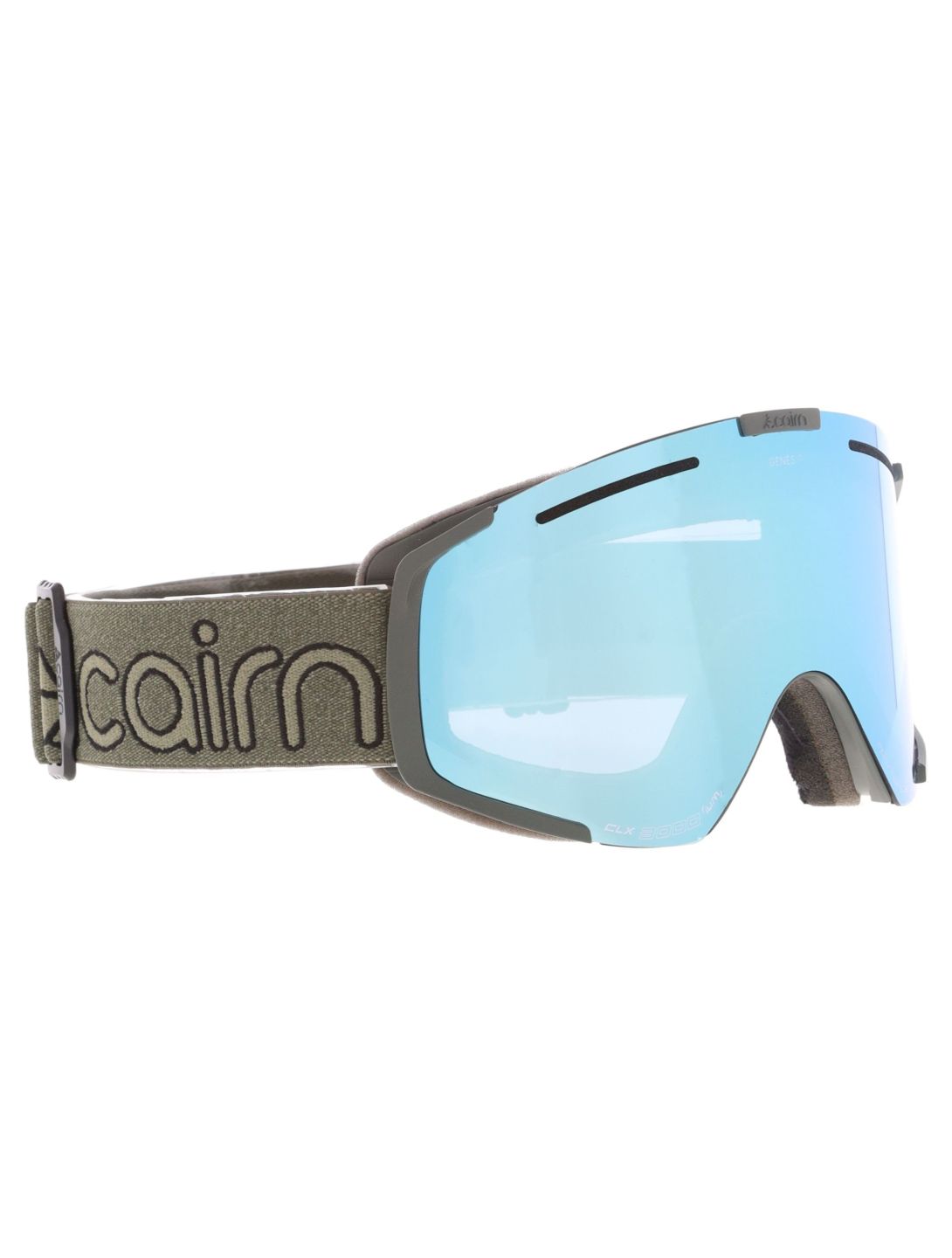 Cairn, Genesis gafas de esquí unisex Mat Forest Night Khaki verde 