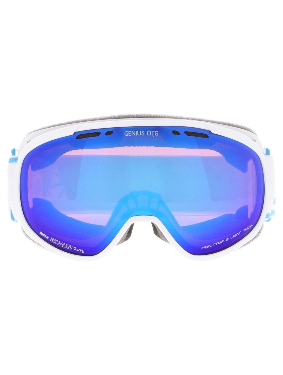 Cairn, Genius OTG gafas de esquí unisex Mat White Blue azul, blanco 