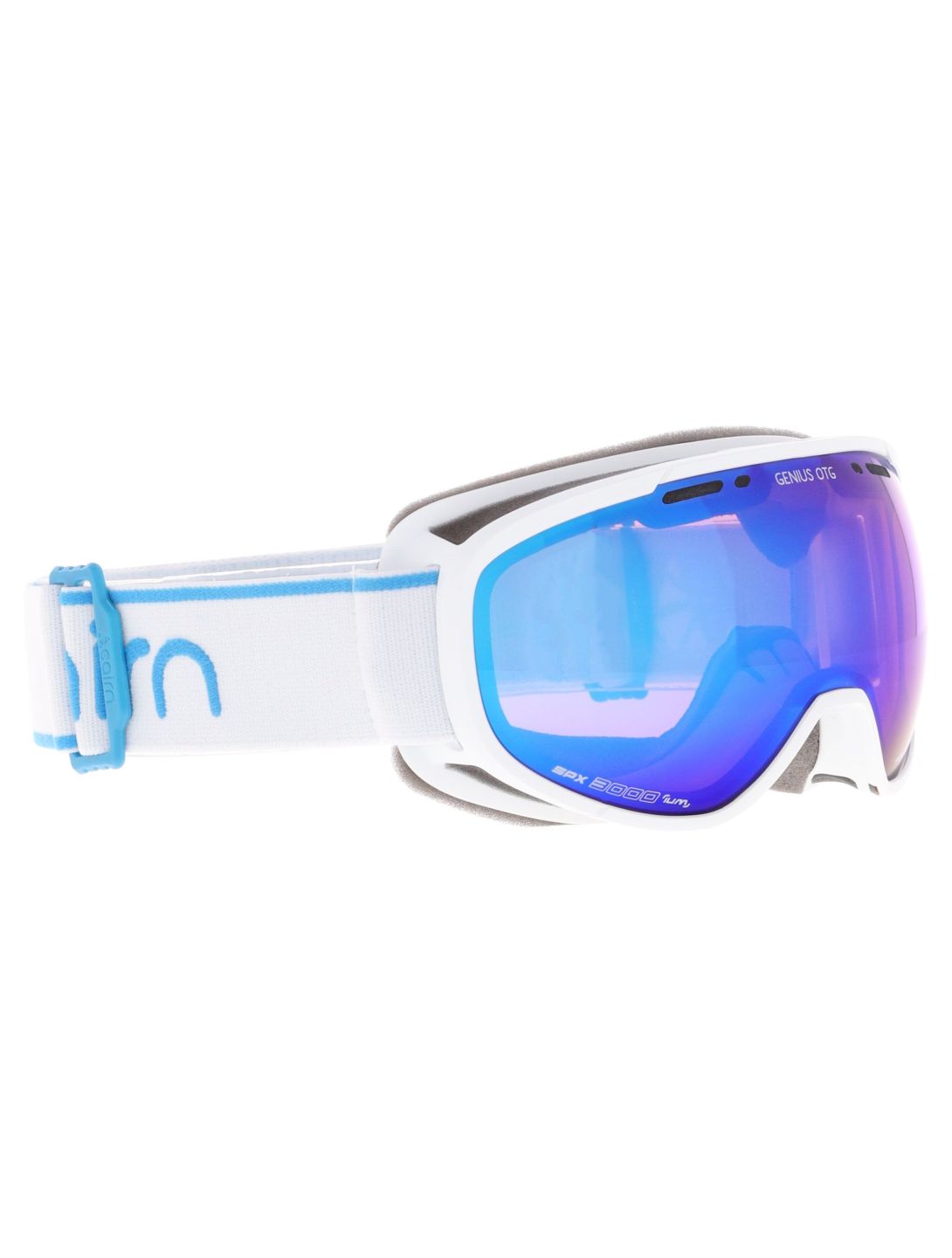 Cairn, Genius OTG gafas de esquí unisex Mat White Blue azul, blanco 