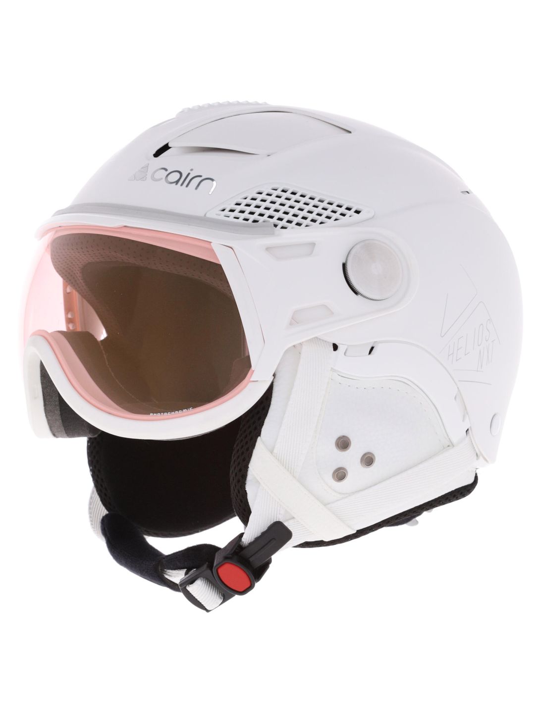 Cairn, Helios Evolight NXT casco con visera unisex Mat White blanco 