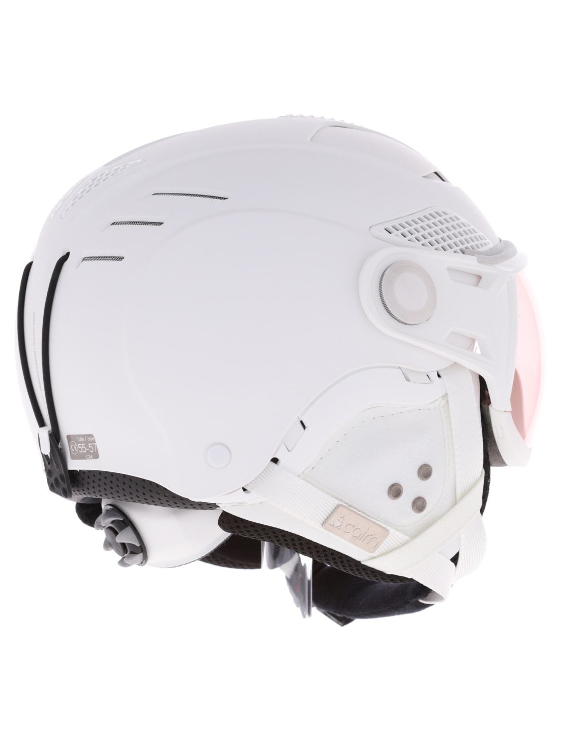 Cairn, Helios Evolight NXT casco con visera unisex Mat White blanco 