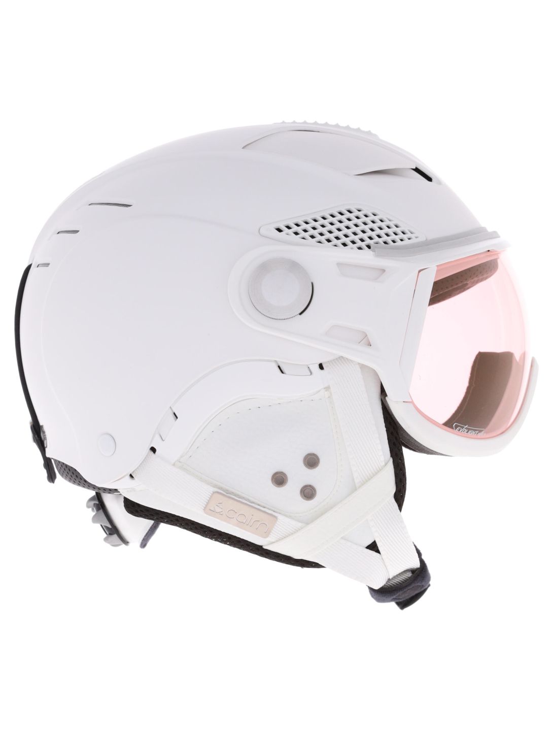 Cairn, Helios Evolight NXT casco con visera unisex Mat White blanco 