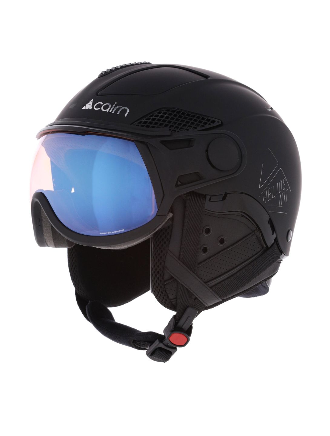 Cairn, Helios Evolight NXT casco con visera unisex Mat Black negro 