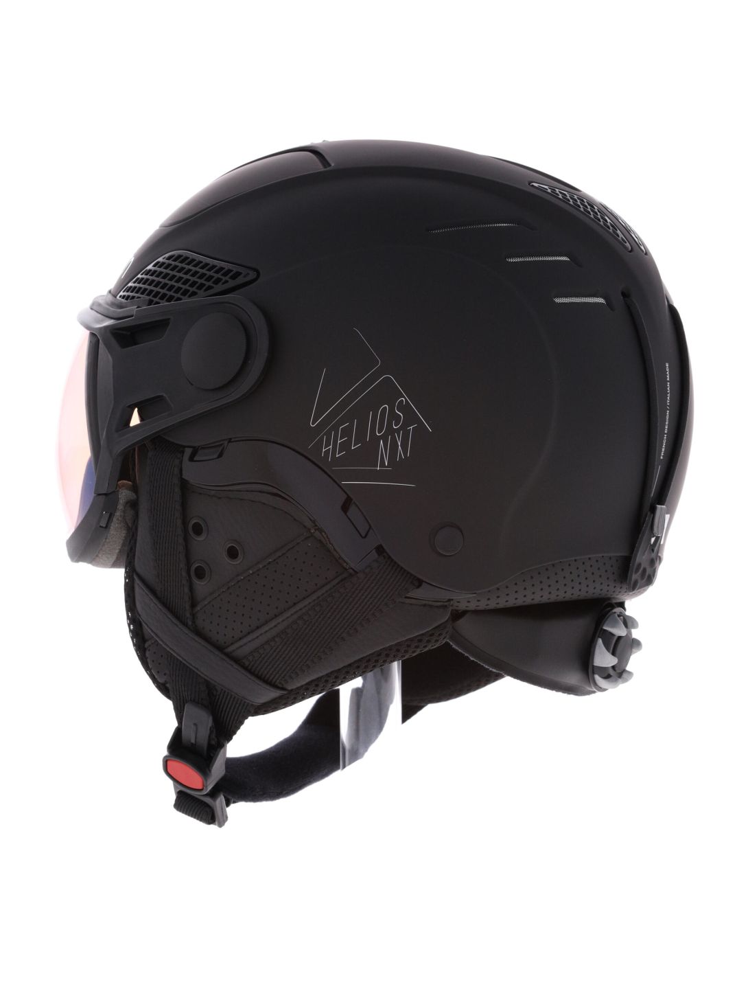 Cairn, Helios Evolight NXT casco con visera unisex Mat Black negro 