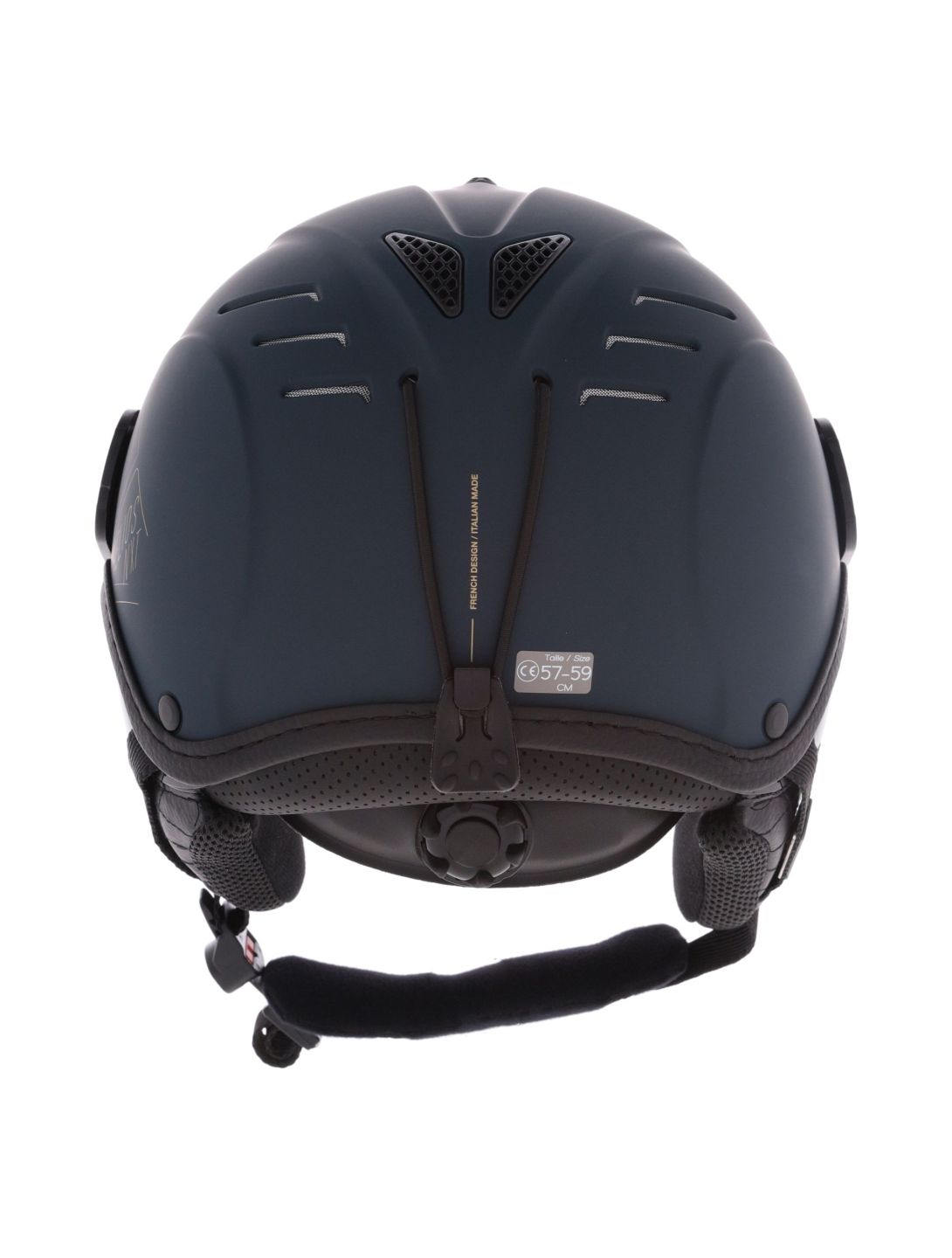 Cairn, Helios Leather Evolight NXT casco con visera unisex Blue Graphite azul 