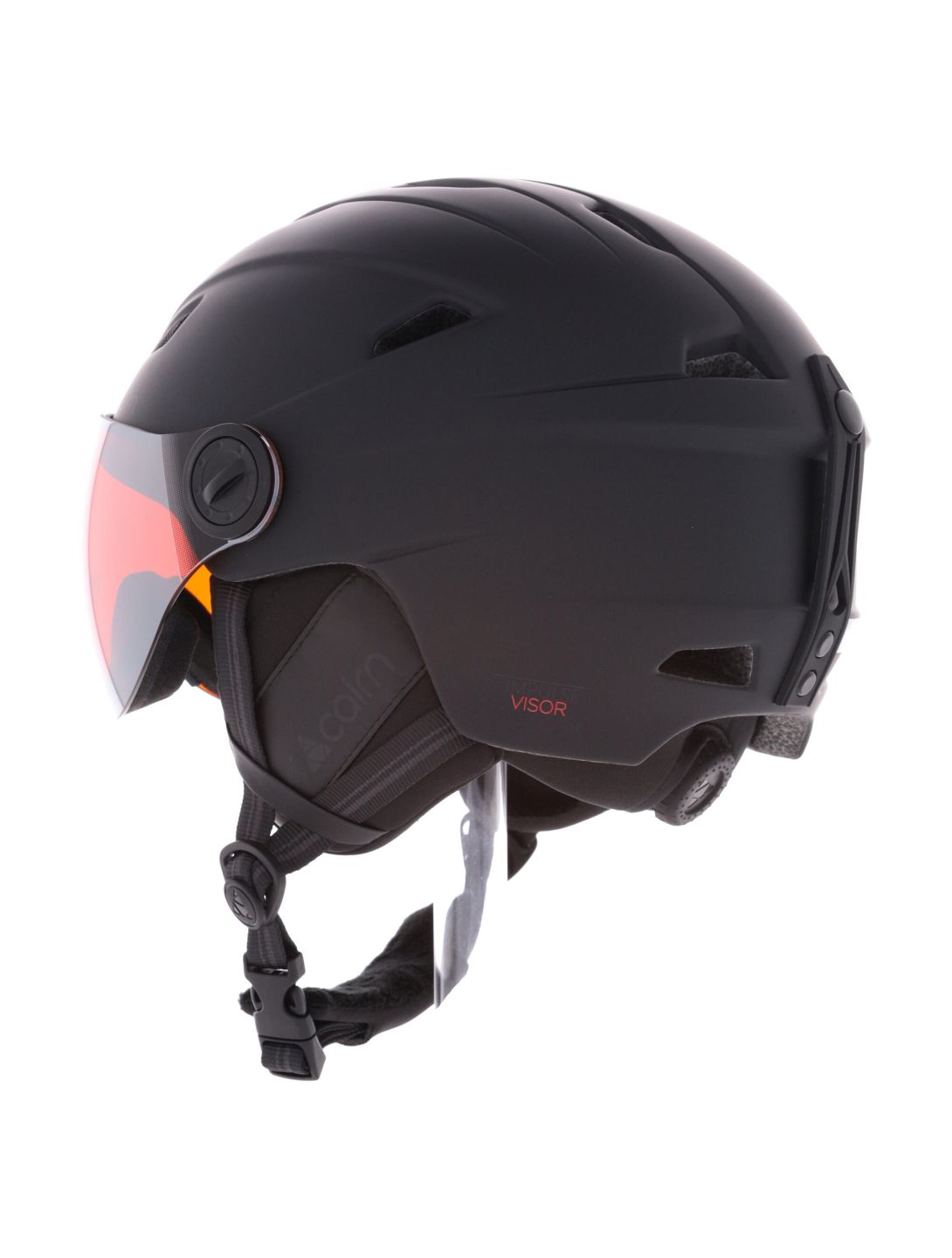 Cairn, Impulse Visor casco con visera unisex Mat Black negro 