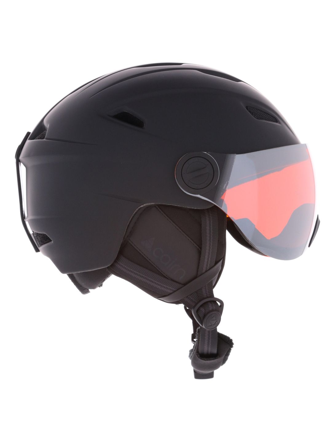 Cairn, Impulse Visor casco con visera unisex Mat Black negro 