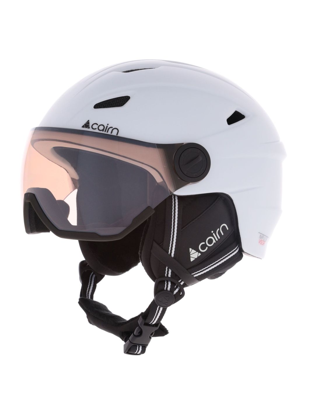 Cairn, Impulse Visor Photochromic casco con visera unisex Mat White blanco 