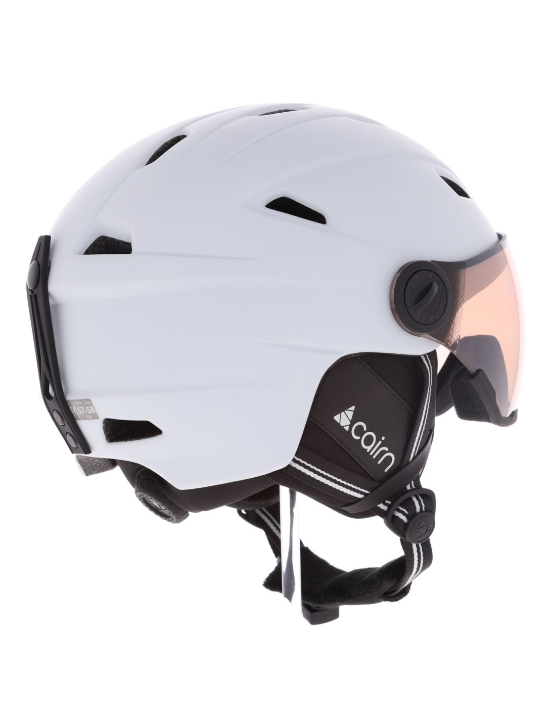 Cairn, Impulse Visor Photochromic casco con visera unisex Mat White blanco 