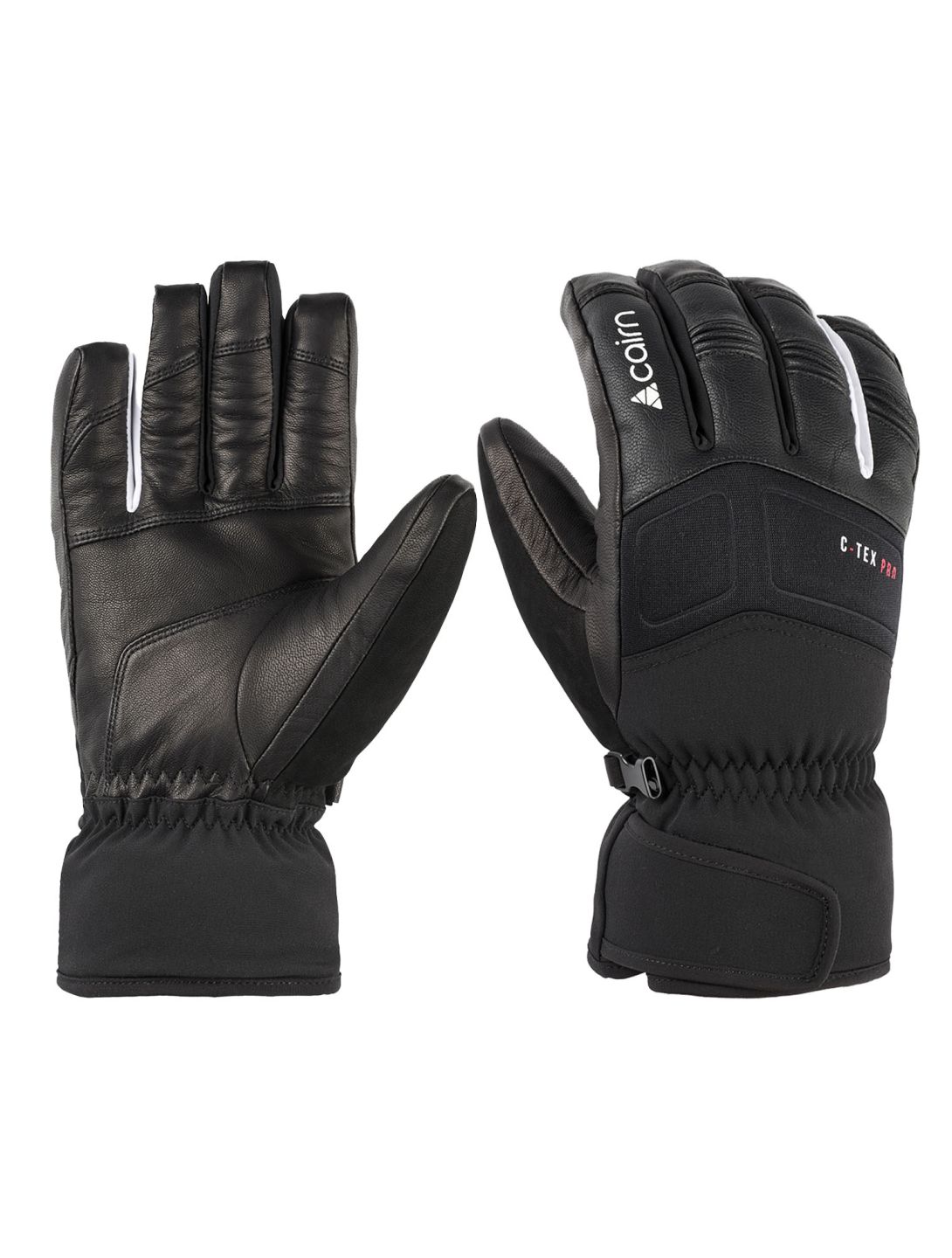 Cairn, Nevado 2 M C-Tex Pro guantes de esquí hombres Black negro 