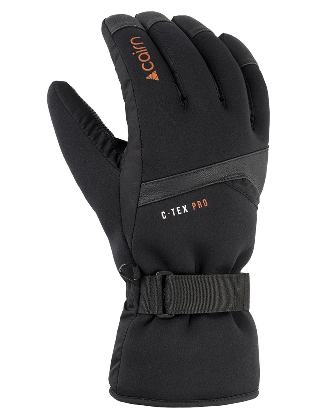 Cairn, Lugano M C-Tex Pro guantes de esquí hombres Black Sanguine negro 