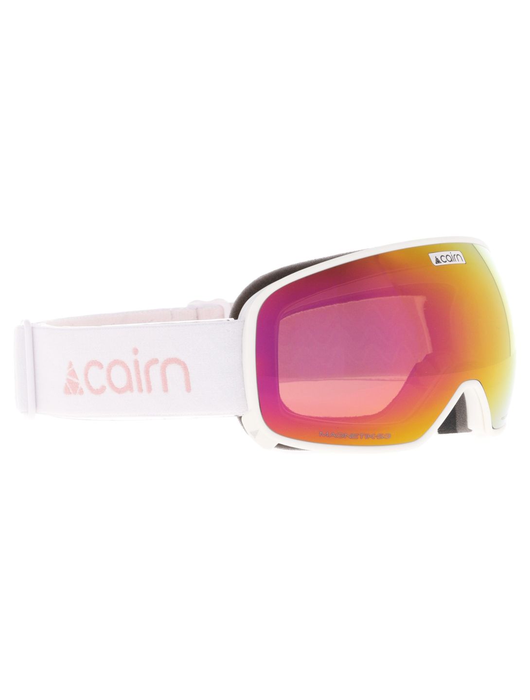 Cairn, Magnetik gafas de esquí lente extra unisex Mat White Dust blanco 