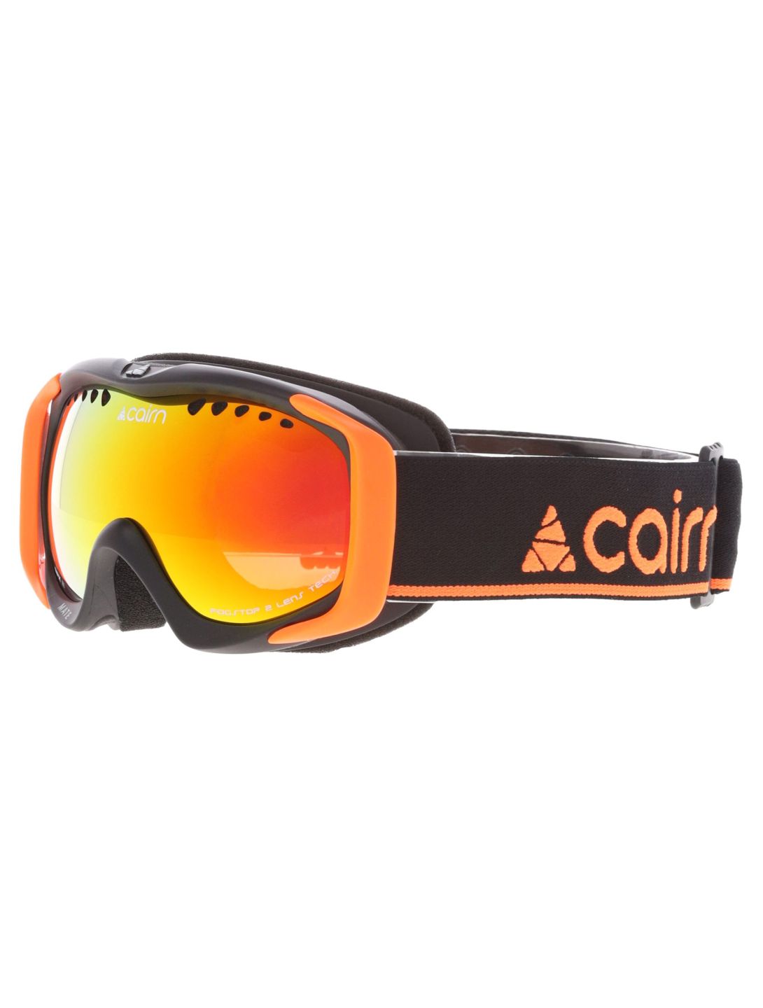 Cairn, Mate gafas de esquí niños Mat Black Orange naranja, negro 