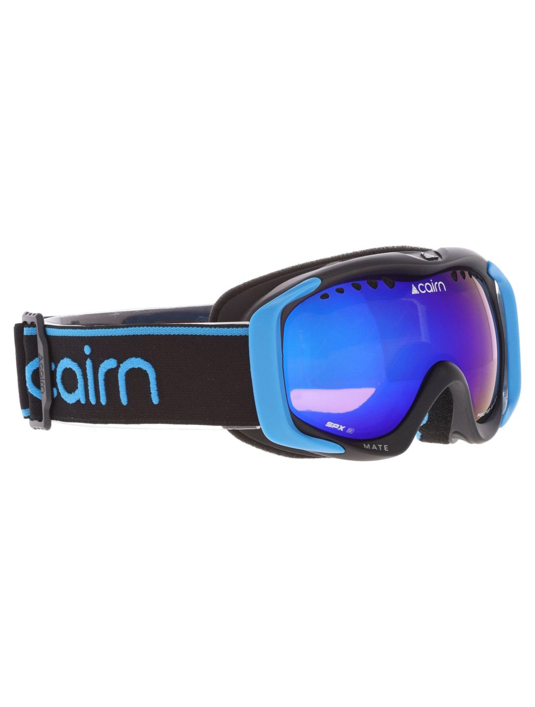 Cairn, Mate gafas de esquí niños Mat Black Blue azul, negro 