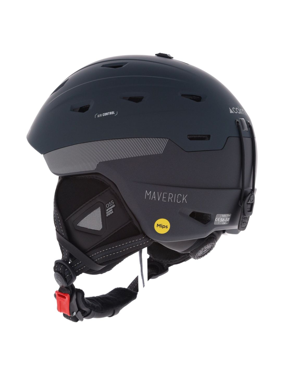 Cairn, Maverick Mips casco unisex Mat Metallic Graphite Blue azul 