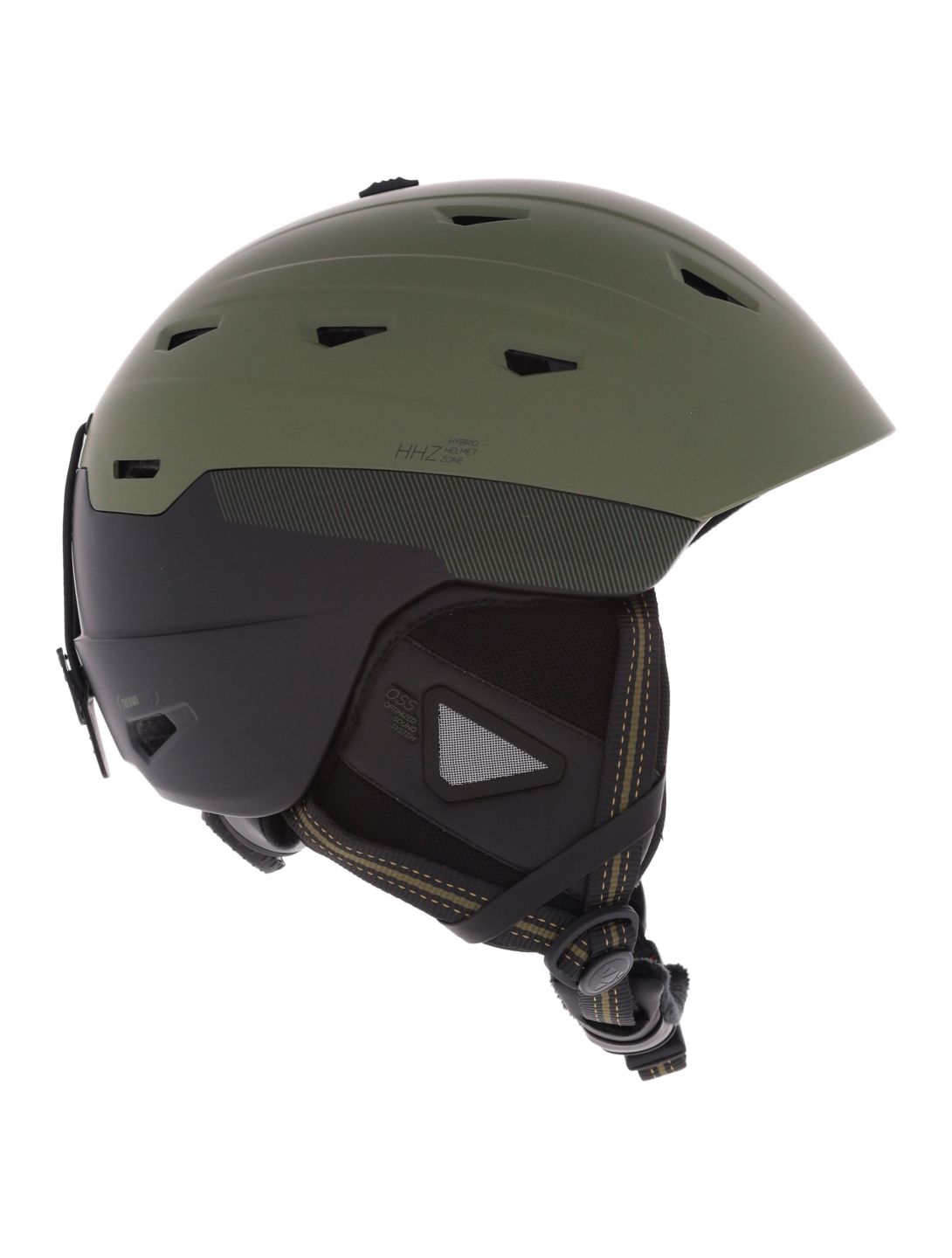 Cairn, Maverick Mips casco unisex Mat Metallic Lichen Black verde 