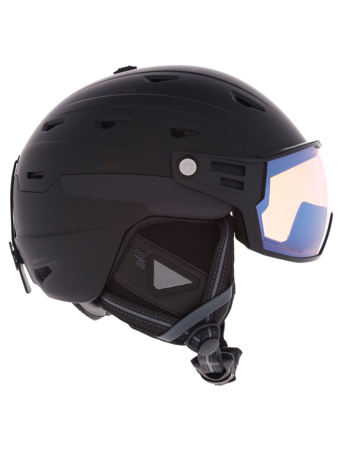 Cairn, Maverick Visor Evolight Nxt casco con visera unisex Black negro 