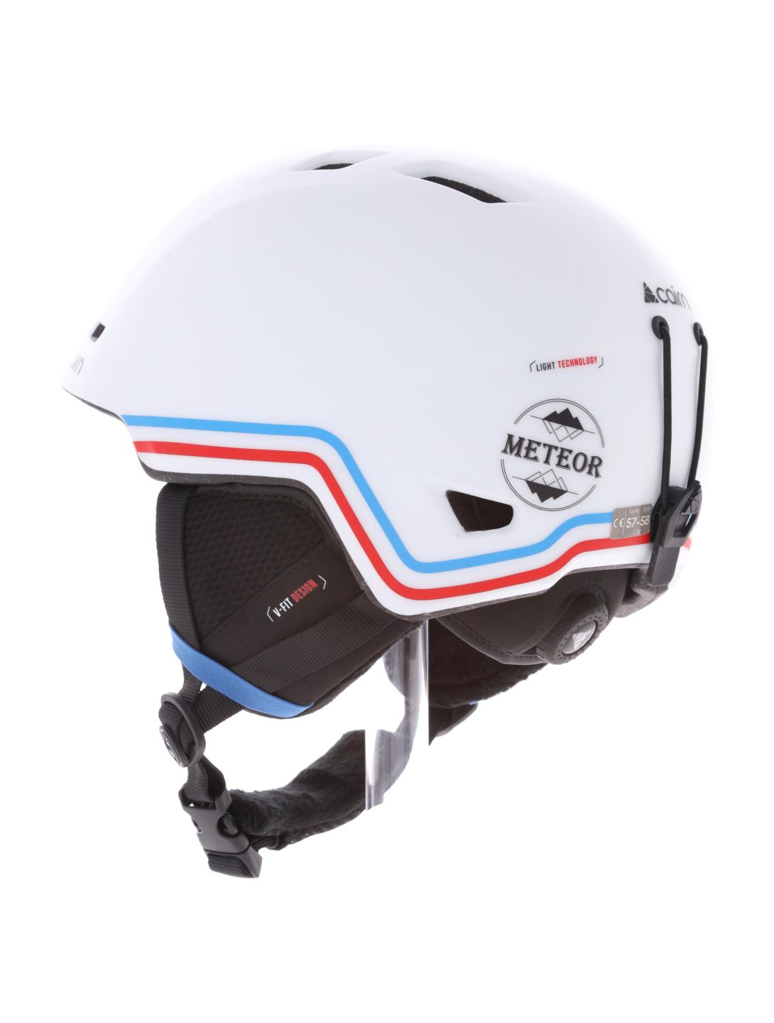 Cairn, Meteor casco unisex White Hipster blanco 