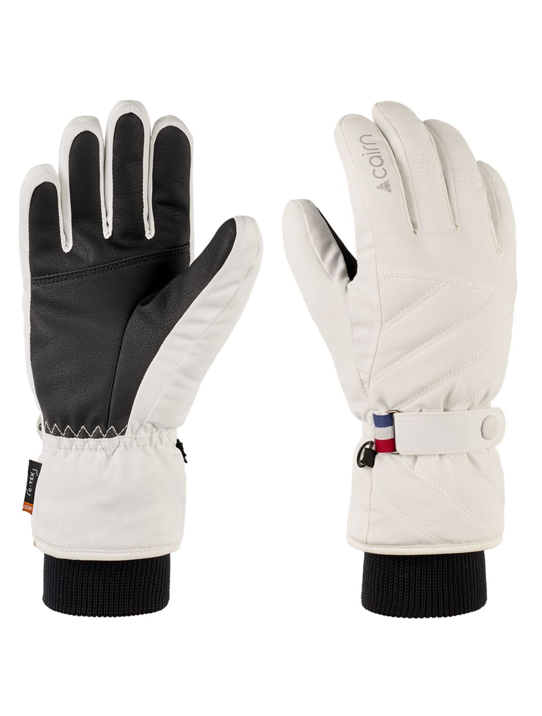 Cairn, Neige 2 W C-Tex guantes de esquí mujeres White blanco 