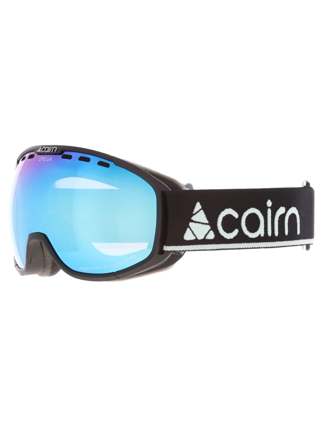 Cairn, Omega gafas de esquí unisex Mat Black Ice Blue azul, negro 