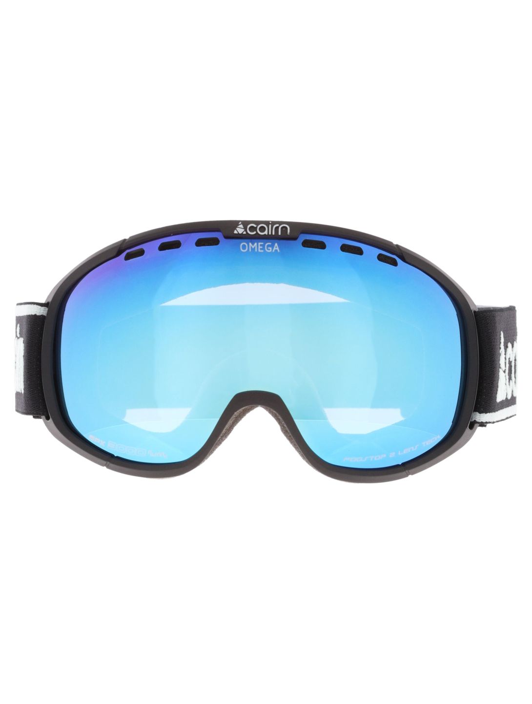 Cairn, Omega gafas de esquí unisex Mat Black Ice Blue azul, negro 