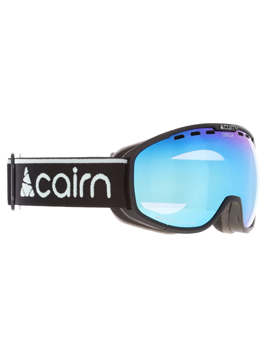 Cairn, Omega gafas de esquí unisex Mat Black Ice Blue azul, negro 